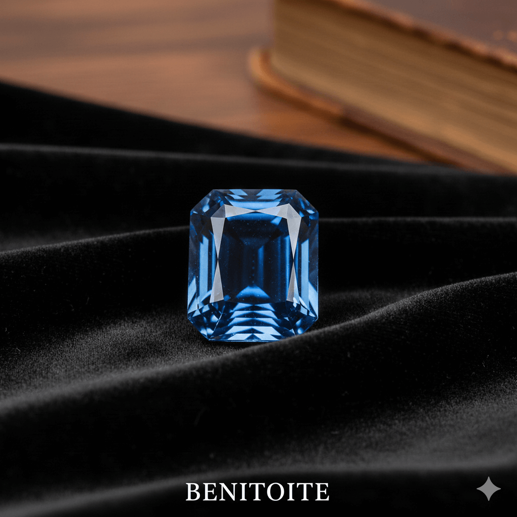 Benitoite most beautiful gemstone