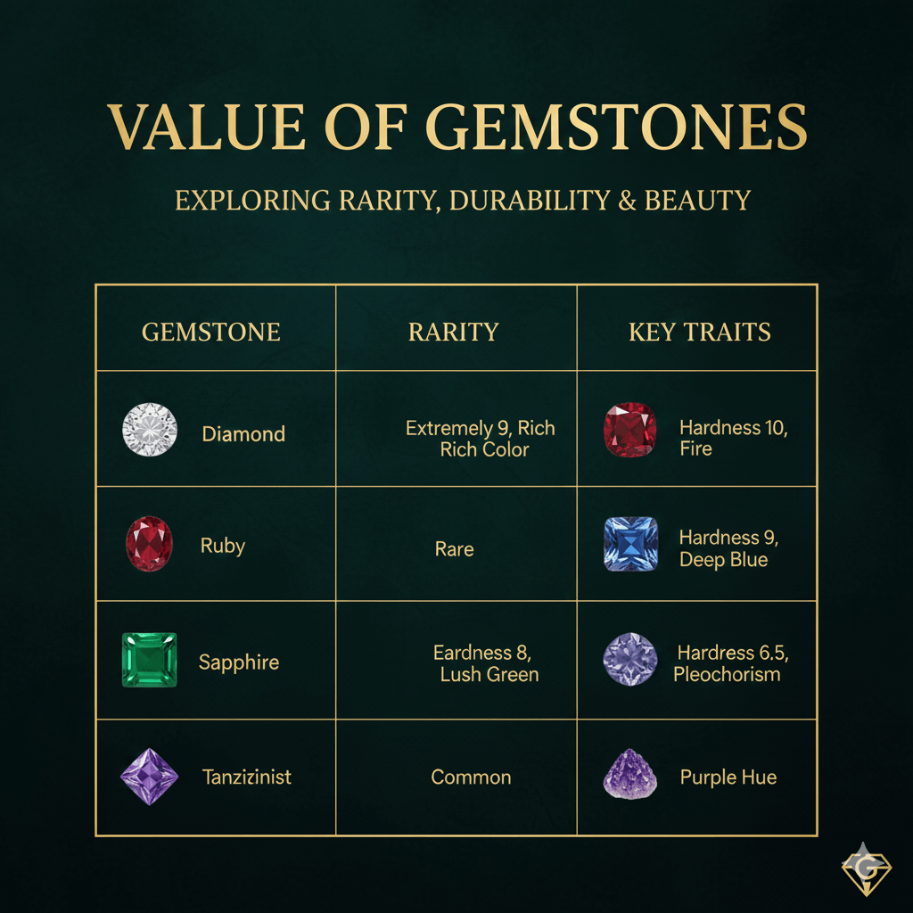 Value of Gemstones