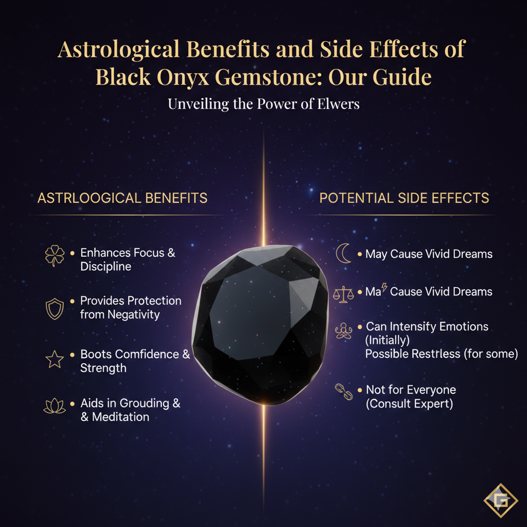 Astrological Benefits and Side Effects of Black Onyx Gemstone: Our Guide